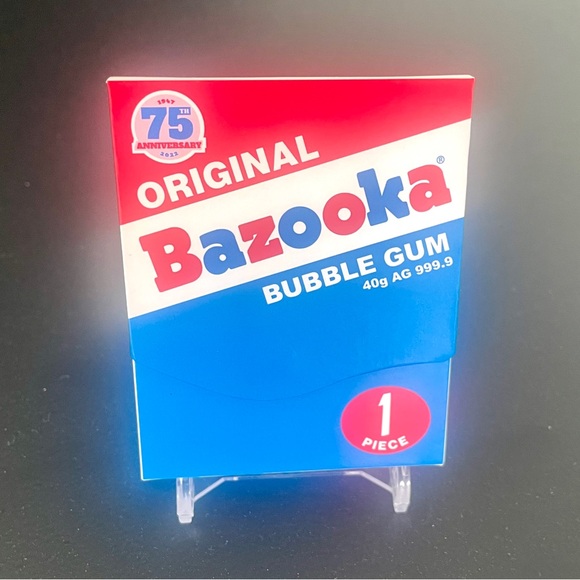 75th Anniversary Bazooka Joe® - Silver Wafer PAMP Mint 99,99% Pure Silver.(Rare) - Picture 1 of 16